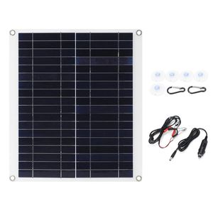 20W 18V Mono Solar Panel double 12V / 5V CC USB MONOCRISTALINE PATTERIE IP65 Flexible pour voiture RV Bateau