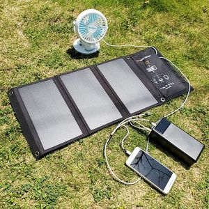 Panneaux solaires portables 20W 30W 40W 45W 60W, chargeur de batterie pliable et étanche QC3.0 avec port USB Type-C DC, Compatible avec les tablettes de téléphones portables, les centrales électriques pour ordinateurs portables