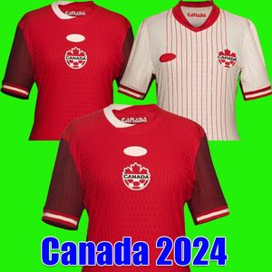 Canada 2024 Copa America Soccer Jerseys à domicile 24 25 équipe nationale DAVIES J.DAVID UGBO LARIN CAVALLINI MILLAR EUSTAQUIO maillot de football