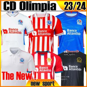 23 24 CD Olimpia Honduras Camisetas de fútbol Hogar lejos Nuevo deporte NÚÑEZ BECKELES PAZ FIGUEROA M.PINTO De Foolball Honduras 2023 2024 Camiseta de fútbol Uniformes Hombres S-XXL Top