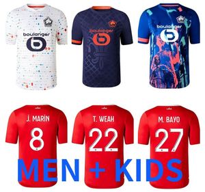 23 24 LOSC Lille Soccer Jerseys 2023 2024 Inicio BOTMAN BAMBA XEKA J.DAVID J.IKONE Maillots Be Foot Shirt L.ARAUJO YAZICI R.SANCHES T.WEAH ANDRE Camisetas de fútbol Hombres Niños Kit