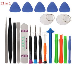 Kit d'outils de réparation 21 en 1, Spudger, tasse d'ouverture, jeu de tournevis Pentalobe Torx étoile pour iPhone X 8 7 6S 6 Plus 11 Pro XS, réparation de téléphones portables, utilisation Durable