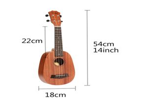 21039039 4 cordes Style de style ananas Mahogany Hawaii ukulélé uke guitare basse électrique pour guitarra instruments de musique musicale l7700806