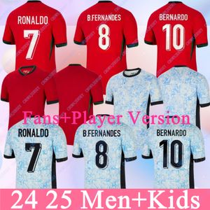 2023 2024 Euro Cup Portuguesa Portugal Soccer Jerseys Ruben Ronaldo Portugieser 23 Maillot de football portugais Hommes Kit Enfants Ensembles Coupe du Monde Équipe Portugals Tops Thail