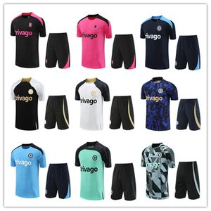 23 24 25 Enzo CFC Soccer Jerseys Tracksuit Mudryk Havertz Chilwell Sterling Jersey 2024 2025 hommes Kids Football Kits à manches courtes