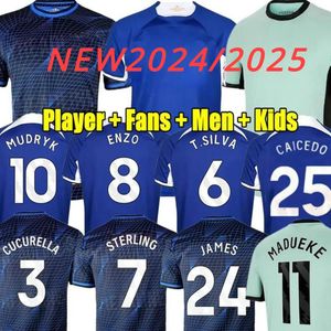 24 25 ENZO CFC Chelseas Soccer JerseyS RETRO COLLECTION JOAO FELIX PULISIC MOUNT HAVERTZ STERLING Jersey FOFANA Black Out Women Football Shirt CUCURELLA Mash Up Kits