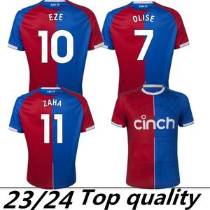 23 24 EAGLES camisetas de fútbol CPFC 2024 2023 EDOUARD ZAHA MILIVOJEVIC MATETA J. AYEW SAKHO TOWNSEND MEYER SCHLUPP PALACE Hombres kits Tailandia camiseta de fútbol Crystal