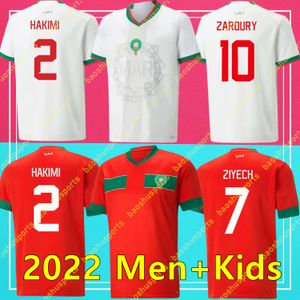 22 23 Camisetas de fútbol de Marruecos 8 OUNAHI 2022 Camiseta de fútbol mundial 22/23 Jersey nacional tailandés de calidad BELHANDA 10 BOUFAL 9 ZIYECH 7 BENATIA 5 BOUTAIB 13 BOUSSOUFA 14 HARIT