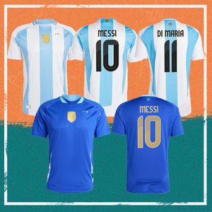 2024 Argentina MESSIS Camisetas de fútbol 2024/2025 Copa América Copa DE PAUL J.ALVAREZ DI MARIA Camisa CORREA DYBALA L.MARTINEZ ROMERO MAC ALLISTER Uniforme de fútbol