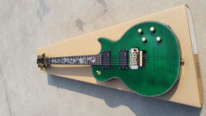 22 frettes guitare dragon incrustation rose bois touche chine custom shop fait beau et merveilleux cool