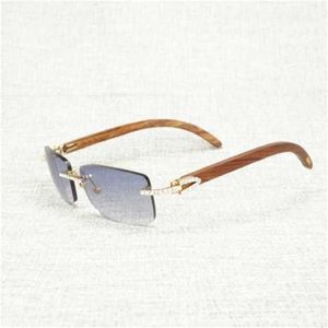 22% de réduction Tendance Designer Vintage Street Black Buffalo Corne Aléatoire Hommes Bois Métal Cadre Nuances Pour L'extérieur Club Lunettes Kajia Nouveau