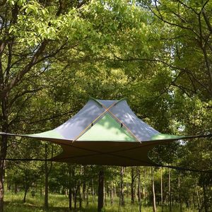 Tiendas de campaña y refugios 220 * 200 cm Tienda de árbol suspendida Casa colgante ultraligera Hamaca para acampar Impermeable 4 estaciones para senderismo Mochilero1