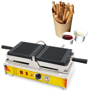 220V 110V comercial papas fritas en forma de gofres máquina de papas fritas largas máquina de muffins antiadherente bandeja para hornear