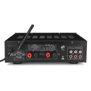 Freeshipping 220V 400W Amplificateur stéréo Bluetooth HiFi 20 Puissance audio Télécommande Prise casque USB SD AV-80 Pmifq