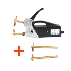 Máquina soldadora por puntos de doble cara de mano de 220V, hoja de reparación de soldadura de cuerpo portátil, herramienta de Metal para automóviles, equipo de soldadura