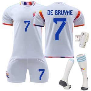 2223 Belgium Away Game numéro 7 Debroune Special Edition Football Jersey 9 Lukaku 10 Coupe du monde Azar