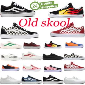 2024 Old Skool Men Chaussures pour hommes baskets Skateboard Chaussures décontractées Femmes Skate Chaussures Femmes Taille 36-44 Prix bas