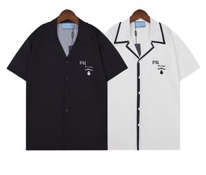 Camiseta de diseñador de marca famosa para hombre, novedad de verano, camiseta de manga corta con solapa de seda estampada de alto grado, talla M-3XL