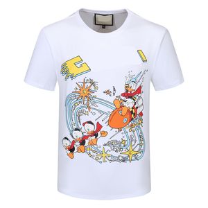 22SS Mens T-shirt Designer 3D Lettres Styliste imprimé Casual Summer Vêtements respirants Hommes Femmes Top Qualité Vêtements Couples Tees Gros A4