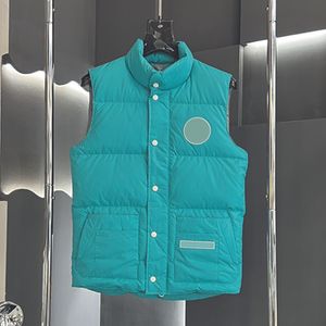 22ss nuevo chaleco de plumón de edición limitada c g está hecho de tela CORDURA Chaleco glaciar parejas estilo macarons junction cápsula con capucha de moda chaquetas de pan más tamaño