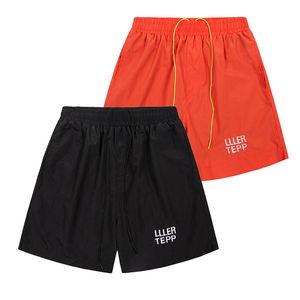 22ss USA Europe Short à cordon Emblème brodé Femmes Hommes Été High Street Jogger Beach Trunks