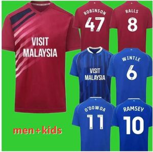 23 24 Cardiff Soccer Jerseys City RAMSEY 2023 2024 O'DOWDA 2023 2024 RALLS ADAMS WINTLE SAWYERS ROBINSON RINOMHOTA OJO WATTERS Camisetas de fútbol ETETE Mens Jersey 8888