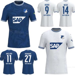 23/24 Club TSG Hoffenheim Soccer 27 Andrej Kramaric Jerseys Fc 14 Maximilian Beier 1 Oliver Baumann 6 Grischa Promel 29 Kevin Vogt 16 Kits de chemise de football Anton Stach