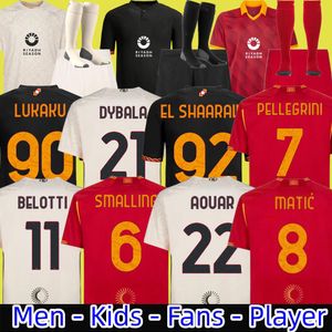 23 24 Dybala Aouar Jerseys de fútbol Totti Maglia Pellegrini Belotti 2023 2024 Camisas de fútbol