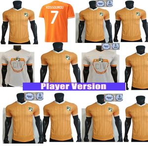 23/24 Ivory Coast Maroc Ghana Sénégal Sénégal Vente chaude Fents Men Outdoor Football Suit Home Kits Veswes Sportswear Randonnée Version Joueur de football