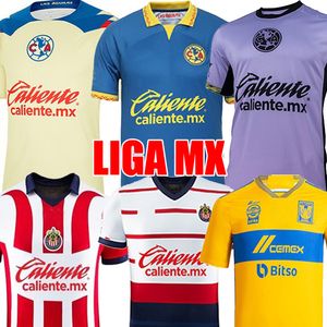 23 24 Liga MX Club America Soccer Jerseys 2023 2024 Tigres Chivas de Guadalajara Tigres Kit Camisas de Futebol Fútbol Camisetas