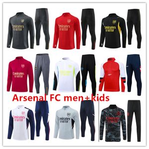 23 24 PEPE SAKA Arsenal Survêtement Football Maillots de football Havertz Arsenal Training Suit Odegaard Thomas Tierney Smith Gunners Transport Hommes Enfants Kit de sport