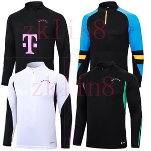 2023/2024 Munich Long-Sleeved Half-Zip Soccer Jerseys - KANE, SANE, GORETZKA, GNABRY, KIMMICH, CANCELO, Neuer