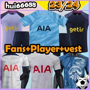 23/24 4XL Jerseys de football KANE SON RICHARLISON GK joueur à domicile costume gilet Totten KULUSEVSKI PERISIC2023 2024 HOJBJERG coloré LUCAS BERGWIJN hommes joueur maillot de football