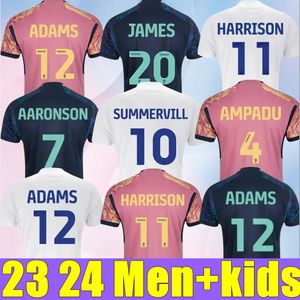23 24 SUMMERVILLE PIROE Leeds Unitedes camisetas de fútbol 2023 2024 tercer AMPADU Adams Aaronson GREY HARRISON hombres niños kit hogar lejos naranja camiseta de fútbol de alta calidad