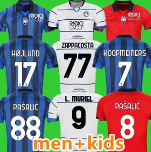 23 24 Noël spécial Noël AtalAntaS Maglia Soccer Jerseys Maglie hommes enfants Kit maillot de football 2023 2024 BC KOOPPEINERS SCALVINI LOOKMAN DE KETELAERE SCAMACCA