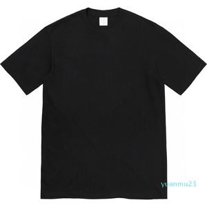 23 Tee Men Femmes Summer T-shirt Fashion St Elbow Gnee Pads Shirts Homme Streetwear Chers