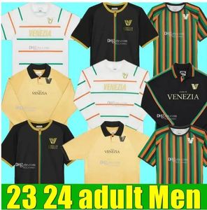 2324 Venezia FC Soccer Jerseys Home Black Away White Third Blue 4th Red 10 Aramu 11 Forte Venise 2023 Busio 27 Football Shirts 3rd Adukt Kids Kit Uniforms Calcio