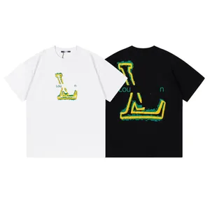 23ss diseñador para hombre camisetas unisex mujeres pareja moda suelta algodón manga corta letras impresas camiseta hip hop streetwear camiseta casual top dragón chino M-5XL