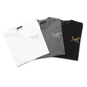23ss Designers T-shirt Été Europe Paris Polos Stars Américaines Mode Hommes t-shirts Star Satin Coton T-shirt décontracté Femme homme T-shirts Noir Blanc T-shirt