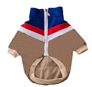 23SS g Letter impresa ropa para perros invierno suéter de gato casual de lujo clásico diseñadores empalacos capas de mezclilla vaquera ropa de ropa para cachorro para cachorro