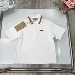 23ss enfants Designer bébé manches courtes mode été coton haut garçon filles Polo broderie marque T-shirts a1