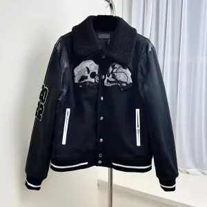 23ss Top Designer Luxury Fashion Street Rap Algodón Casual Chaqueta de manga larga Chaqueta Uniforme de béisbol Alfabeto Top estampado para hombres y mujeres