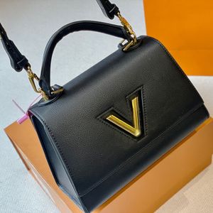 23ss Diseñador de mujer Bolsos torcidos clásicos Moda para mujer Bolso de mano de cuero de lujo Bolso de mano Bolso cruzado para mujer Bolso de hombro