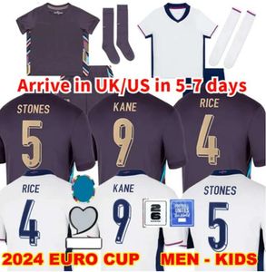 24 25 Camisa de fútbol Inglaterra Jerseys de fútbol Russo Angleterre Euro Cup Women Kirby White Bright Saka 24 Kane Sterling Rashford Sancho Grealish Kids Kit