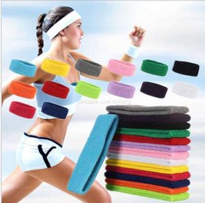 24 couleurs yoga gym vêtements de sport bande de cheveux mode femmes fitness bandeau bandeau évacuation de l'humidité sport mouchoir livraison gratuite