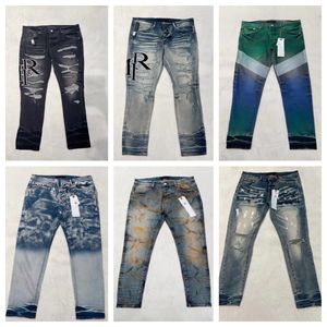 24 Jeans de diseñador para hombres Imágenes reales Moda Hip Hop Cremallera Jeans con alfabeto lavables Diseño de moda retro para hombres Jeans ajustados para montar en motocicleta Tamaño 29-40.