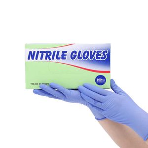 Titanfine – gants en Nitrile en caoutchouc, 24 paires, Production professionnelle, pour la maison, pour le nettoyage