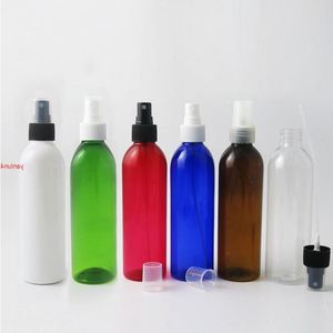 24 x 250 ml 250cc clair ambre rouge bleu en plastique parfum brume vaporisateur rechargeable PET cosmétique atomiseur avec pulvérisateur livraison gratuite par Ddaxu