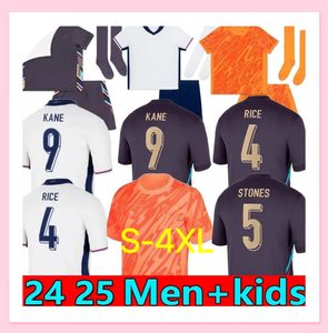 24/25 Angleterre Euro Cup Football Shirt Kane Sterling Greek Mount Rashford Mount Bellingham National Football Football's Sycat Rip Peel's Child's Kit Full's Kit