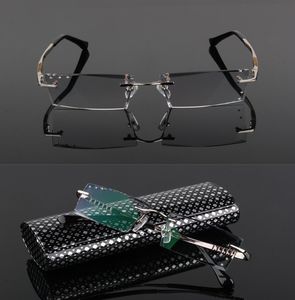 Monture de lunettes commerciale en titane pur 24k, bords de coupe en diamant, décorations de monture de lunettes, lunettes optiques